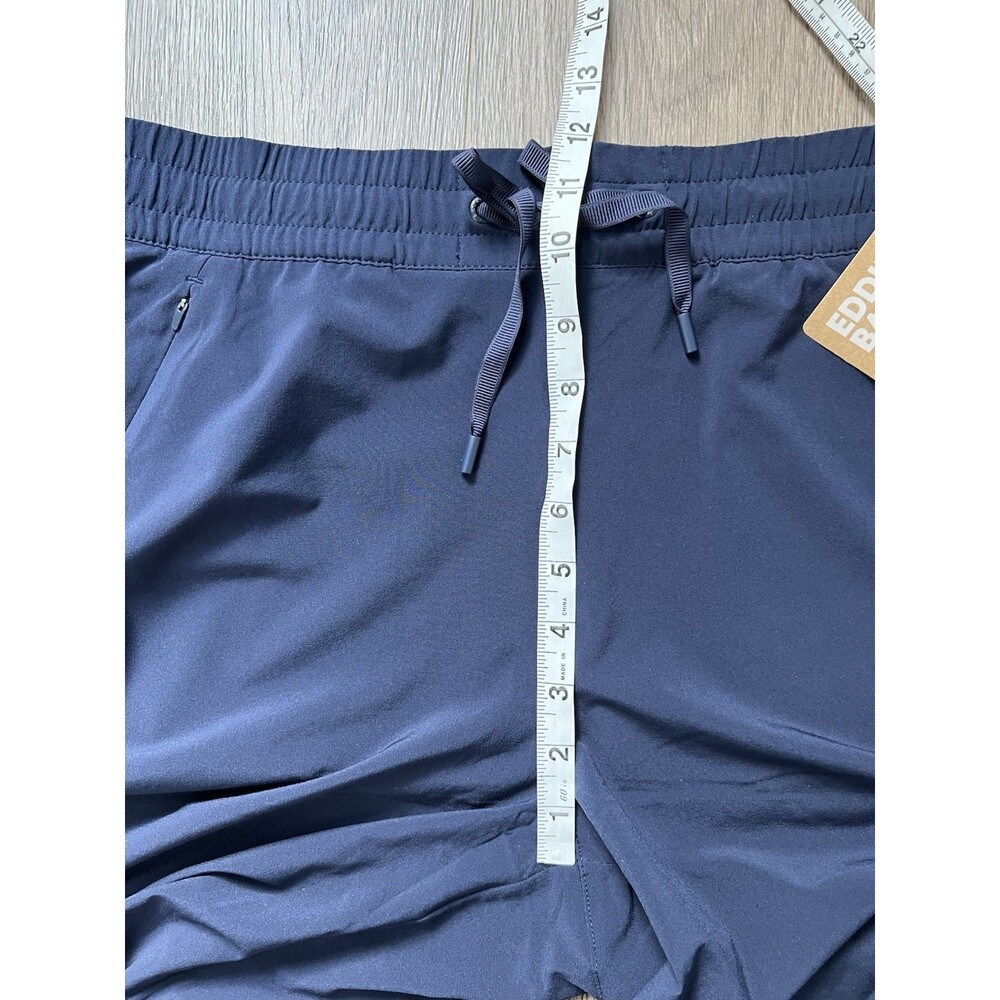 Eddie Bauer Departure Collection Wide Leg Crop Atlantic Navy NEW Sz Large - Picture 10 of 12